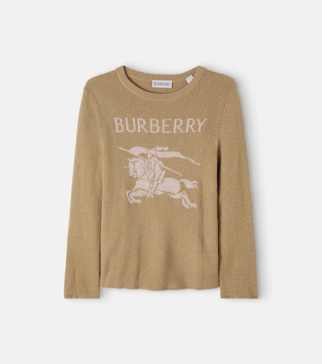 EKD wool-blend sweater in brown - Burberry Kids | Mytheresa