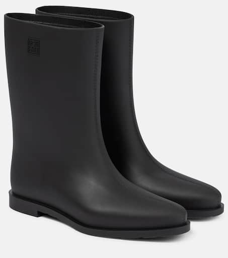 Black rubber booties new arrivals