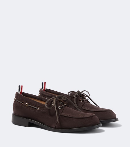 Suede boat shoes