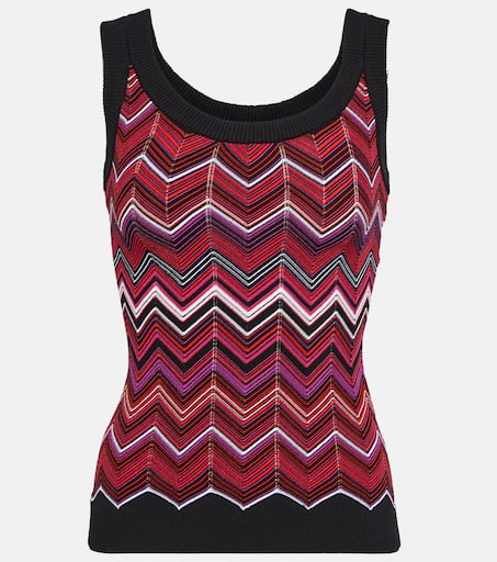 Serena fangst Ryd op Zig Zag Knit Tank Top in Multicoloured - Missoni | Mytheresa