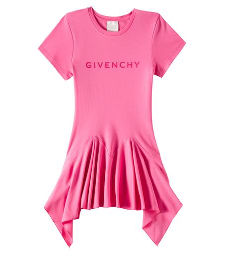 GIVENCHY☆キッズ ロゴコットンドレス イエロー 大人もOK GIVENCHY☆キッズ ロゴコットンドレス イエロー 大人もOK