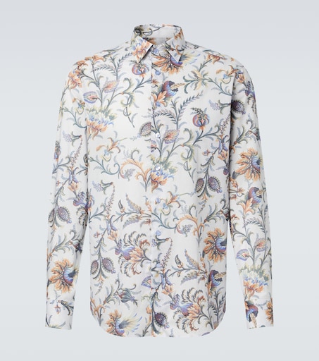 Etro Floral cotton shirt 