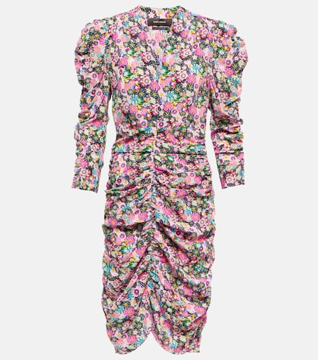VIP【関税送料無料】希少 ISABEL MARANT CELINA DRESS Celina floral silk-blend minidress in multicoloured - Isabel