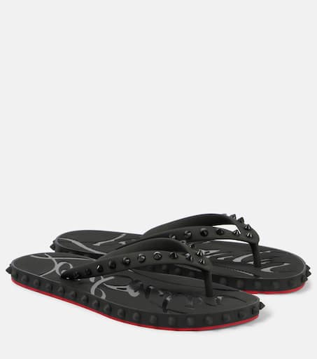 サンダル・ミュール Christian Louboutin Super Loubi Flip Flops Super Loubi Flip - Flip-flops - Rubber - Pinup - Women