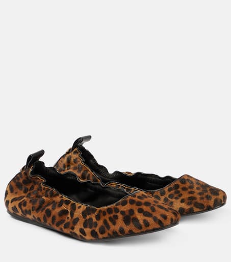 【Isabel Marant】 Frezzaleopard-プリント calf hairローファー Isabel Marant Frezza leopard-print calf hair loafers Isabel