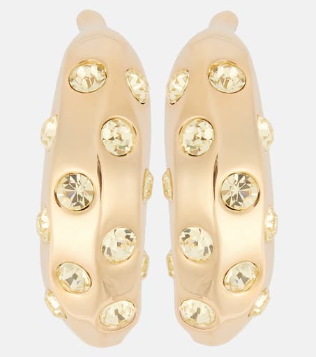 Bananes crystal-embellished earrings in gold - Jacquemus