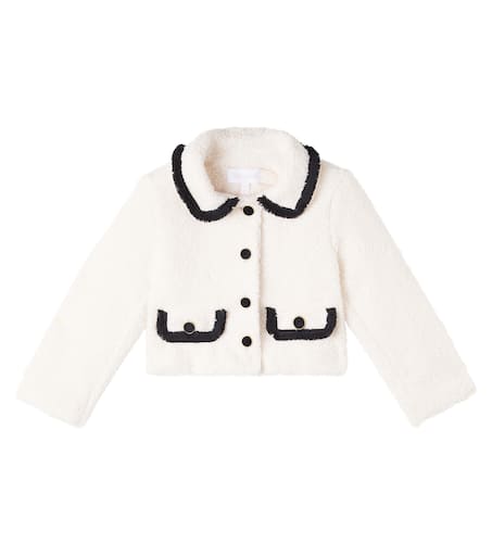 ジャケット・アウター Ponpon white teddy coat ponpon white teddy coat