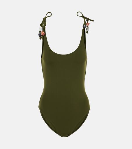 ワンピース水着 ERES Pistachio Green Stretch Nylon Aquarelle Swimsuit ワンピース水着 ERES Pistachio Green Stretch Nylon Aquarelle