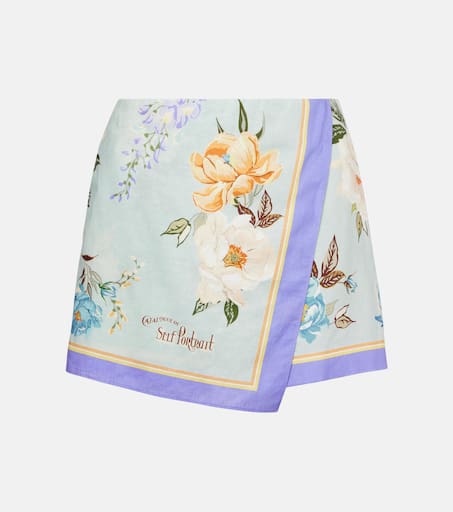 【関税無・国内発】 SELF PORTRAIT / Self Floral Shorts Ld52 P01047580.jpg
