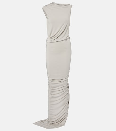 Eva draped jersey gown
