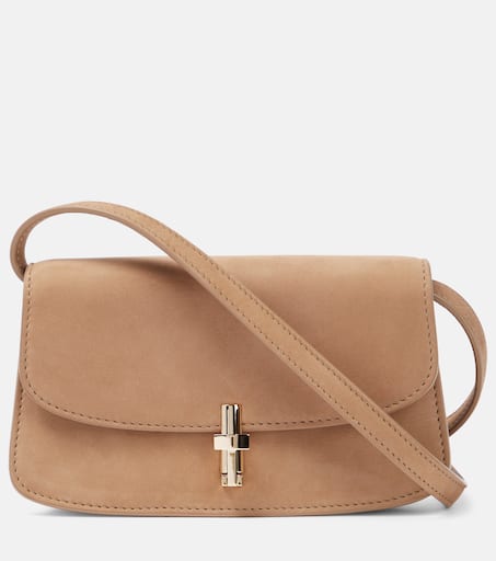 E/W Sofia leather shoulder bag in brown - The Row | Mytheresa