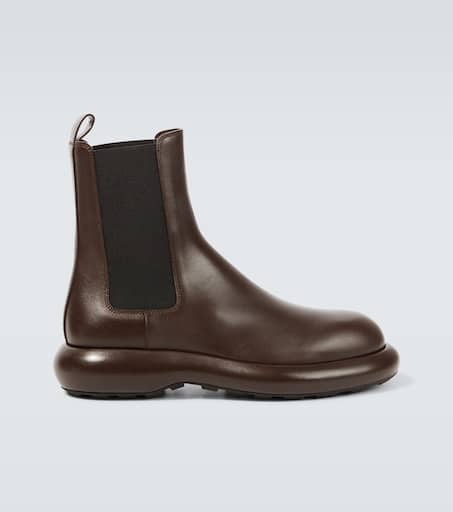 ★Jil Sander★Chunky Leather Chelsea Boots J15WU0043PR425001 JIL SANDER Leather Chelsea boots | NET-A-PORTER