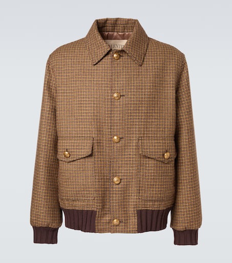 8*B様 VALENTINO チェック柄スタジャン P01134331.jpg