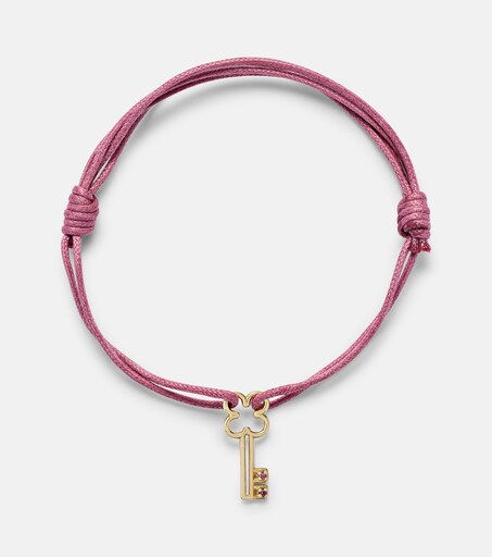 Armband Llavecita aus 9kt Gelbgold mit Saphiren in Multicolor  