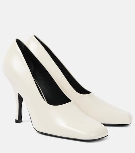 Eva leather pumps in white - Khaite | Mytheresa