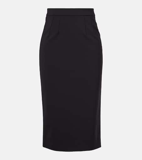 スカート DOLCE & GABBANA Woman Skirt Black FXO11TJFMGV N0000 Blackのウィメンズ サテン ロンゲット スカート | Dolce&Gabbana®