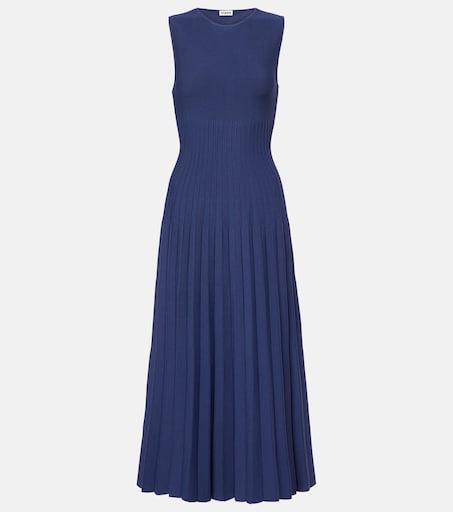 Elyse midi dress in blue - Staud | Mytheresa