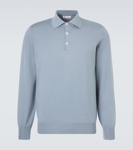 Brunello Cucinelli Cotton polo sweater