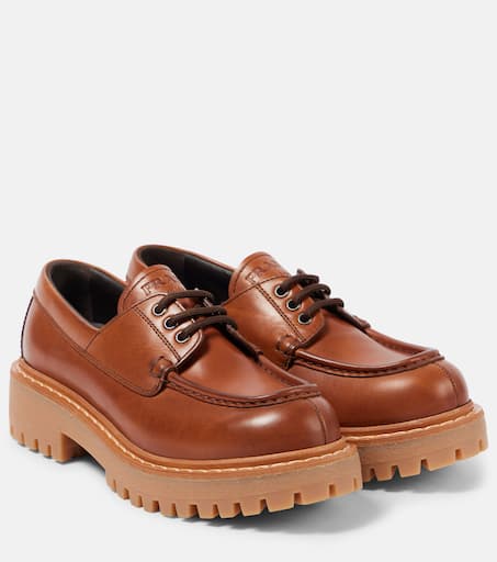 靴 Prada Velcro Leather Shoes Brown Prada Sport Brown Leather Double Velcro Low Top Sneakers