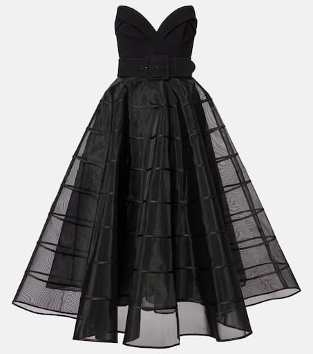 REBECCA VALLANCE ワンピース Strapless tulle gown1078332 Aveline Strapless Gown – Rebecca Vallance