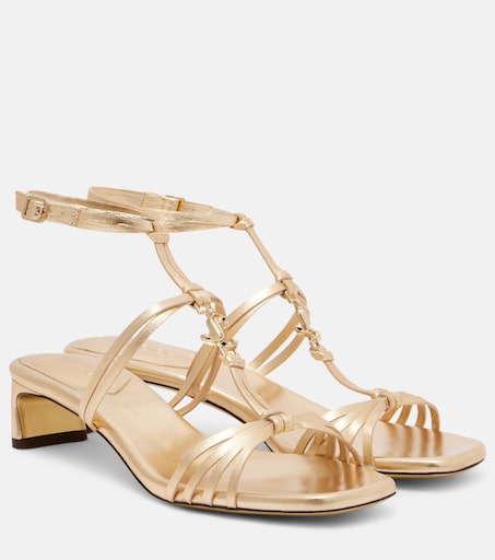 Frann 35 metallic leather sandals