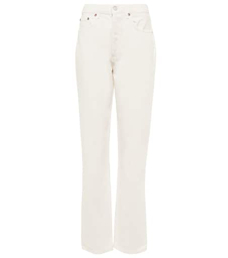 パンツ AGOLDE Mia Mid Rise Straight Denim Pants White A90221183ELMN MUSINSA | AGOLDE Mia Mid-Rise Straight Denim Pants - White