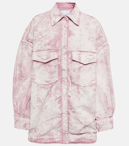 Denim jacket in pink - The Attico | Mytheresa