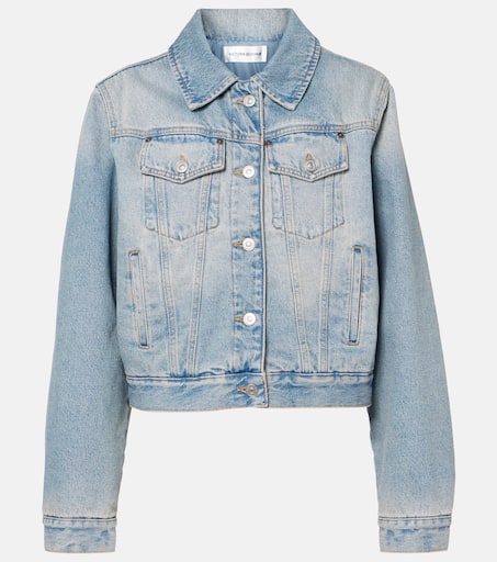 Denim jacket in blue - Victoria Beckham | Mytheresa
