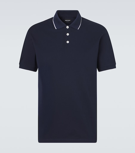Giorgio Armani Cotton piqué polo shirt