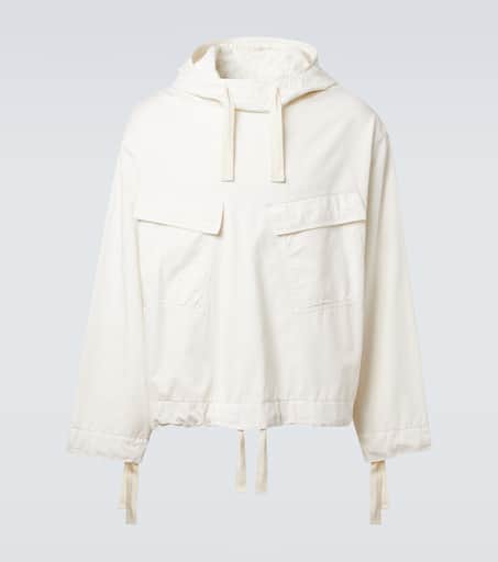 x Aaron Levine Kirby cotton jacket in white - Studio Nicholson