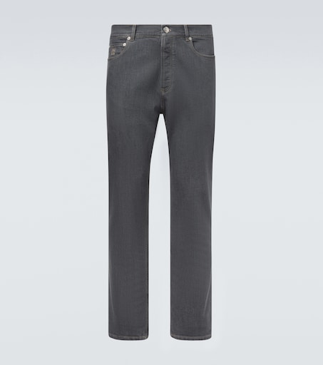 Brunello Cucinelli Logo straight jeans