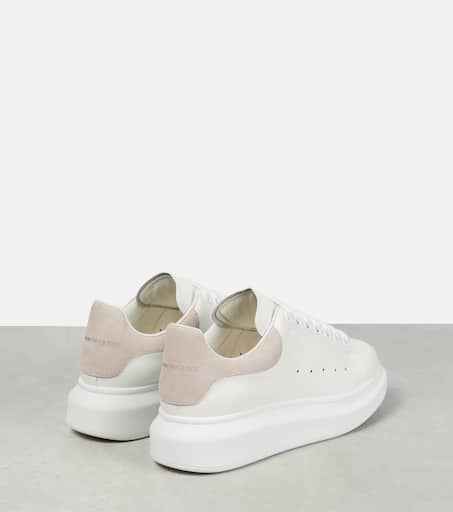 Alexander mcqueen black store and white suede