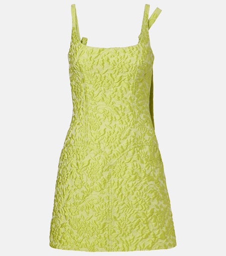 lime green swing dress Tropical Swing Green Sleeveless Midi Dress main image 0