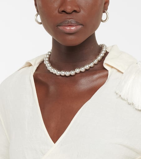 Silver choker Clearance