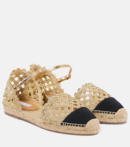 【Aquazzura】 Sunburstラフィアエスパドリーユサンダル P00907960.jpg