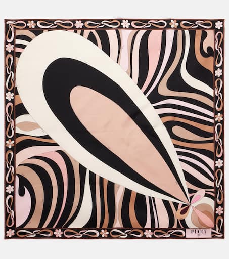 Marmo Maddalena silk twill scarf in multicoloured - Pucci | Mytheresa