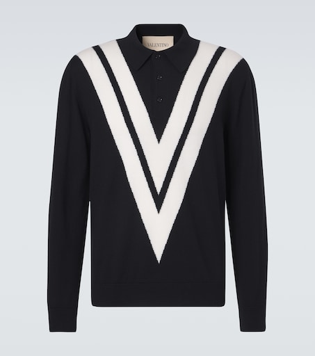 Valentino Virgin wool polo sweater
