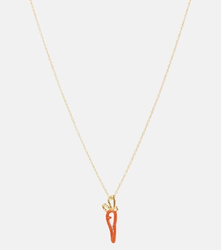 Halskette Carrot aus 9kt Gelbgold in Gold - Aliita | Mytheresa 