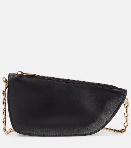 【関税&送料込】Burberry Mini Shield Shoulder Bag Shield Mini leather shoulder bag in neutrals - Burberry