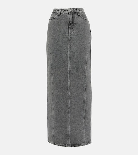 スカート ROTATE DARK GREY COTTON DENIM SKIRT Trade Skirt – Forth & Nomad