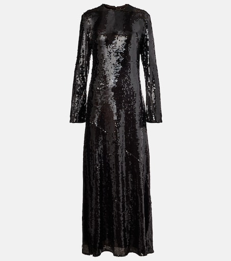 Sequined maxi dress