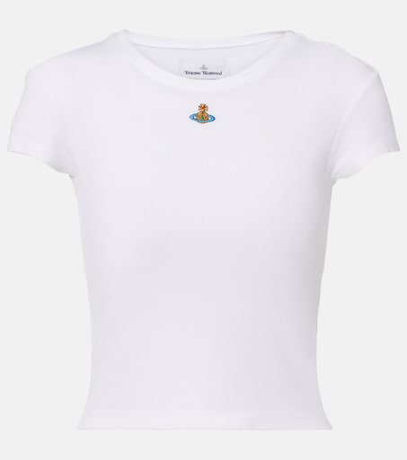 Baby Peru Orb jersey T-shirt in white - Vivienne Westwood | Mytheresa