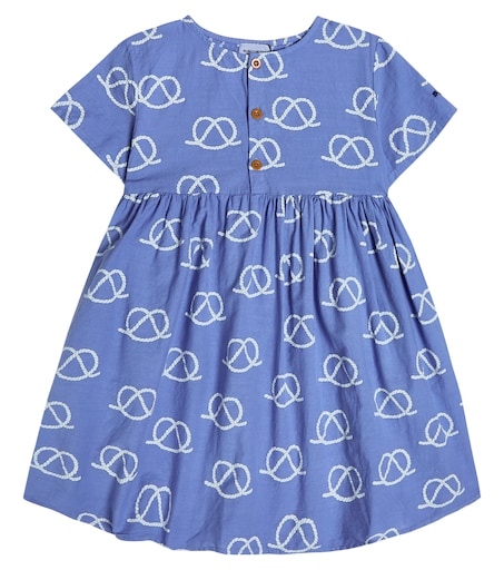 open lace back dress Ribbon Bow All Over Woven Dress