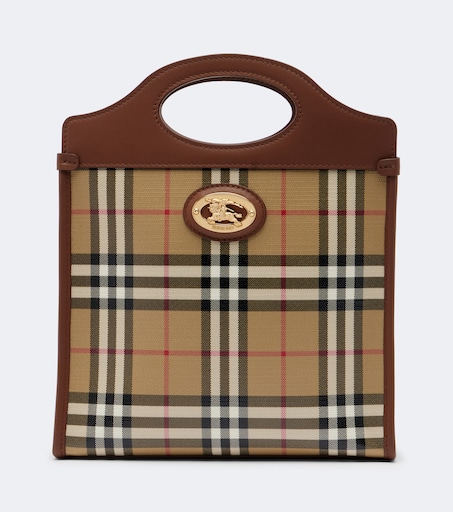 Burberry Check Medium top-handle bag