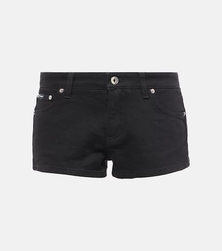 ショートパンツ DOLCE & GABBANA Woman Short Black FTC2SZGDB6F N0000 Jersey shorts with DG logo embroidery in Black for Women