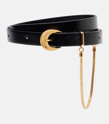 【即日発送】Llife LEATHER CHAIN BELT sienna Belt Chain-on-Chain Silver Leaf — Lidia May | Ethical Luxury
