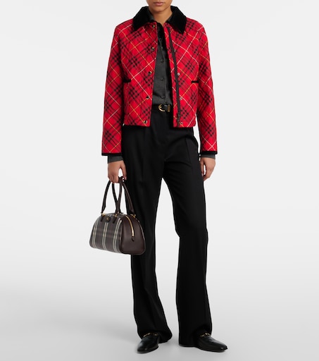 BURBERRY 체크 코튼 자켓