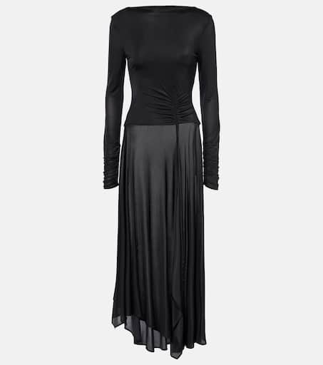 【送料&関税込】Acne Studios Long Jersey Dress With Black Sl P00956255.jpg