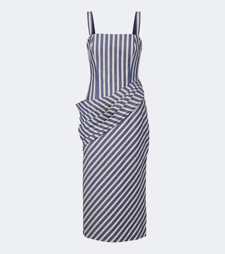 tight fitting parti striped dress Propriano