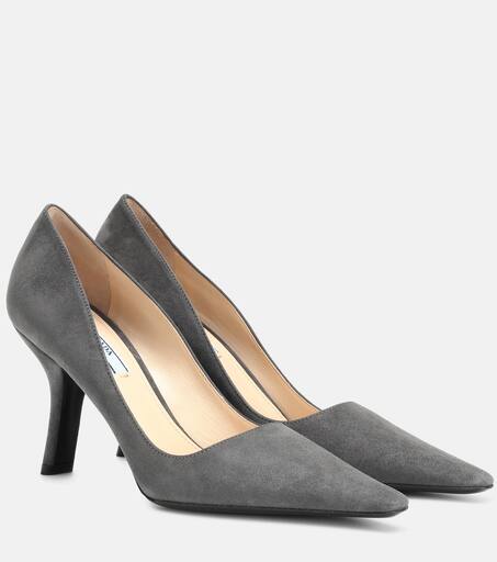Grey suede discount high heels
